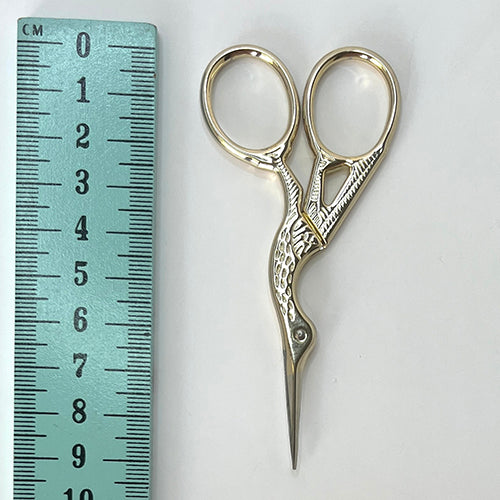 Gold Stork Scissor – PetalPrintStitch